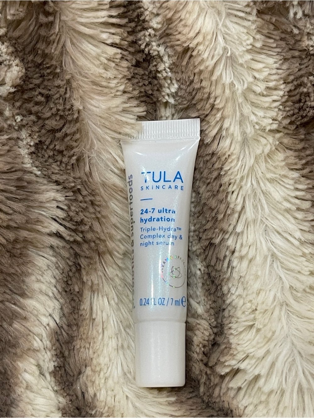 Tula Skincare 24-7 Ultra Hydration Triple-Hydra Complex Day Night Serum Mini New